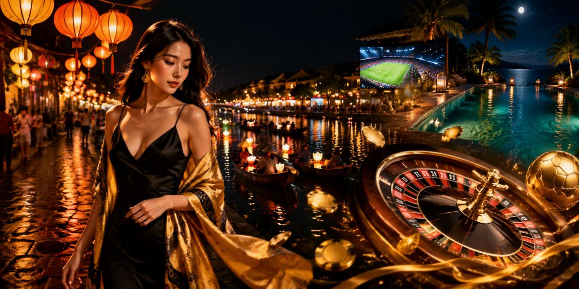 Bàn Roulette trực tuyến với không khí phố cổ Hội An về đêm