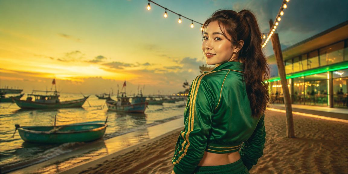 Người dùng đăng ký và nạp tiền chơi Jackpot tại bãi biển Mũi Né